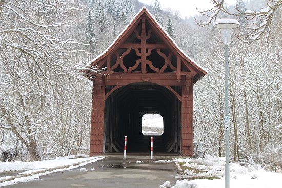 Historische Holzbrücke